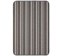 THE RUGS Washable All-Purpose Nonslip Mats Stripe Design 112 in Grey | Size: 67 cm x 100 cm THE RUGS Grey 67 cm x 100 cm