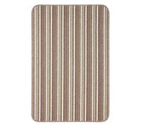 THE RUGS Washable All-Purpose Nonslip Mats Stripe Design 112 in Taupe | Size: 67 cm x 100 cm THE RUGS Taupe 67 cm x 100 cm
