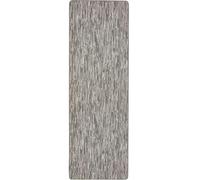 The Rugs Washable Broken Striped Grey Mat and Runner - 67X200 cm