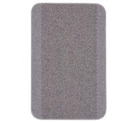 The Rugs Washable Designer Rugs & Mats Bordered Design In Silver Grey | 110G Grey