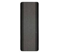 The Rugs Washable Designer Rugs & Mats Lined Bordered Design In Black | 116Bl Black 67cm x 100cm