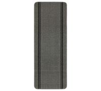 The Rugs Washable Designer Rugs & Mats Lined Bordered Design In Dark Grey 116D