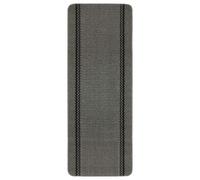 THE RUGS Washable Designer Rugs & Mats Lined Bordered Design in Dark Grey | 116D | Size: 133 cm x 190 cm THE RUGS Dark Grey 133 cm x 190 cm