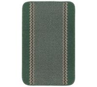 The Rugs Washable Designer Rugs & Mats Lined Bordered Design In Green 116Gr