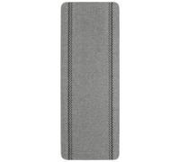 THE RUGS Washable Designer Rugs & Mats Lined Bordered Design in Grey| 116G in Grey | Size: 50 cm x 80 cm THE RUGS Grey 50 cm x 80 cm