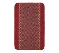 The Rugs Washable Designer Rugs & Mats Lined Bordered Design In Red 116R