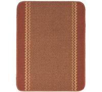 The Rugs Washable Designer Rugs & Mats Lined Bordered Design In Terra 116T