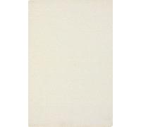 The Rugs Washable Non Slip Shaggy Rug Soft Stain Resistant Plain In Ivory Ivory