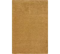 THE RUGS Washable Non Slip Shaggy Rug Soft Stain Resistant Plain in Mustard | Size: 140 cm x 200 cm THE RUGS Mustard 140 cm x 200 cm