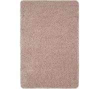 The Rugs Washable Shaggy Rug - Polypropylene 25Mm Pile Non Slip Durable In Dusty Pink Dusty Pink 80cm x 120cm
