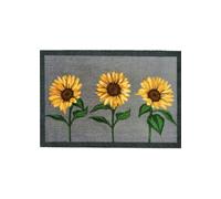 The Rugs Washable Sunflowers Themed Mat - 50X75 cm