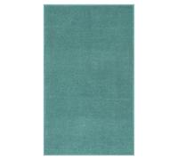 THE RUGS Washmellow Rug Living Room - Washable Non-Slip Small 60x100 cm, Duck Egg Blue 9 mm Soft Low Pile Bedroom Kitchen