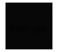 THE RUGS Washmellow Square Rug Living Room - Washable Non-Slip 120x120 cm, Black 9 mm Soft Low Pile Bedroom Kitchen