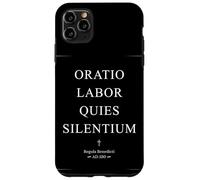 The Rule of Benedict ORATIO LABOR QUIES SILENTIUM Case for iPhone 11 Pro Max