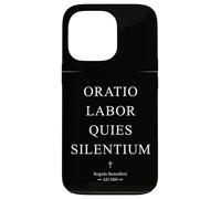 The Rule of Benedict ORATIO LABOR QUIES SILENTIUM Case for iPhone 13 Pro