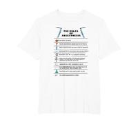 The Rules of Anaesthesia T-Shirt, Men's Big and Tall, White, 2X Tall