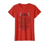 The Rules of Anaesthesia T-Shirt, Women, Red, Medium