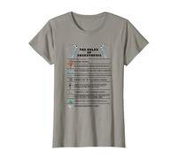 The Rules of Anaesthesia T-Shirt, Women, Slate Grey, Large