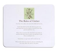 'The Rules Of Cricket' Mouse Mat/Desk Pad (MO00037183)