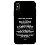 The Rum Prayer - Funny Pirate & Tiki Drink Parody Case for iPhone X/XS