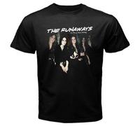 The Runaways Mens Rock Band Personels Men's Black T-Shirt