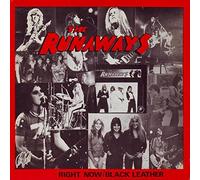 The Runaways - right now / black leather 45 rpm single