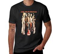 The Runaways T-Shirt Kawaii Clothes Graphic t Shirt Men Graphic t Shirts Black S