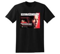 The Running Man T Shirt 1987 Movie Poster tee Black S