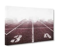 The Running Track Canvas Print | Gallery Wrapped 30mm Frame Wall Art | 24x16 inches | Ready to Hang | Abstract Picture | Living Room Bedroom Lounge Office