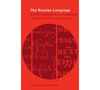 The Russian Language: A Brief History – Cambridge University Press