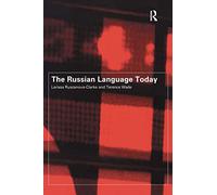The Russian Language Today – Routledge