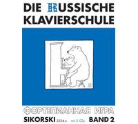 The Russian Piano School Volume 2 incl. 2 CDs - German Edition with over 90 play and practice pieces as well as scale, chord and arpeggia table (notes)