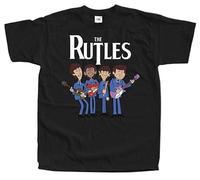 The RUTLES V2 Movie Poster DTG Print Men T Shirt Black