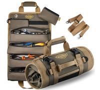The Ryker Bag Tool Organizers. Small Tool Bag With Detachable Pouches. Heavy Duty Roll Up Tool Bag Organizer With 6 Tool Pouches. Tool Roll Organizer For Mechanic, Carpenter, Electrician & Hobbyist…
