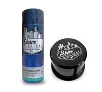 The S.F Hygienic White Neck Strip, 500 Strips - 5x 100 Rolls Pack (White) With Neck Paper Dispenser Black by S.F (Free)