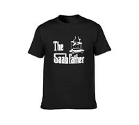 The Saab Father Fashion Men's T-Shirt Short Sleeve Black M