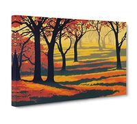 The Sacred Autumn Forest Canvas Wall Art Print 30x20 Inch