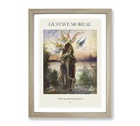 The Sacred Elephant By Gustave Moreau Exhibition Museum Painting Framed Print | A3 Oak Framed Wall Art | Ready to Hang | Modern Animal Picture | Living Room Bedroom Lounge Office