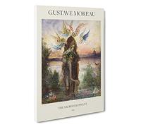 The Sacred Elephant Gustave Moreau Canvas Print | Gallery Wrapped 30mm Frame Wall Art | 30x20 inches | Ready to Hang | Contemporary Animals Picture | Living Room Bedroom Lounge Office