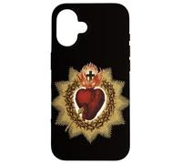 The Sacred Heart of Jesus Catholic Icon Case for iPhone 16