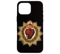 The Sacred Heart of Jesus Catholic Icon Case for iPhone 16 Pro Max