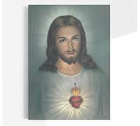 The Sacred Heart Of Jesus | Roman Catholic Print, Christian Poster, Religious Divine Mercy Wall Art, Pictures of Christ, Artwork