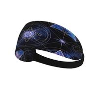 The Sacred Universe Elastic Printed Sweat Wicking Headband For Men Women