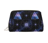 The Sacred Universe Makeup Bag Travel Toiletry Bag for Women PVC Leather