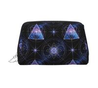 The Sacred Universe Makeup Bag Travel Toiletry Bag for Women PVC Leather