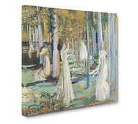 The Sacred Wood by Maurice Denis Canvas Print | Gallery Wrapped 30mm Frame Wall Art | 14x14 inches | Ready to Hang | Modern Landscape Picture | Living Room Bedroom Lounge Office