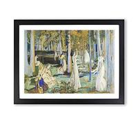 The Sacred Wood By Maurice Denis Classic Painting Framed Print | A2 Black Framed Wall Art | Ready to Hang | Classic Historical Picture | Living Room Bedroom Lounge Office