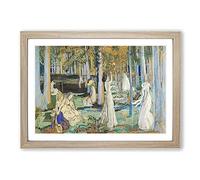 The Sacred Wood by Maurice Denis Framed Print | A2 Oak Framed Wall Art | Ready to Hang | Modern Nature Picture | Living Room Bedroom Lounge Office