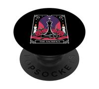 The Sacrifice XIV Gothic Tarot Style Chess Player PopSockets Adhesive PopGrip