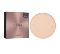 The Saem - Eco Soul Luxury Gold Pact Refill Only - 2 Colors #21 Light Beige